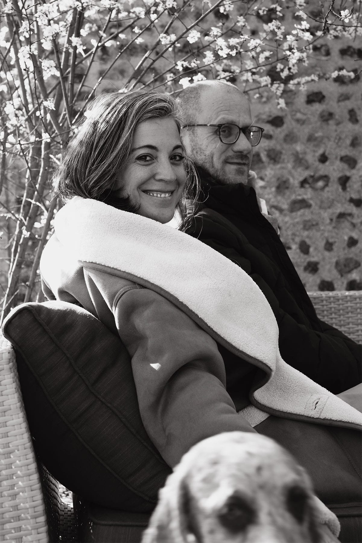 Julie Arrue et Grégory Ros au Bois Sacré, à Charencey